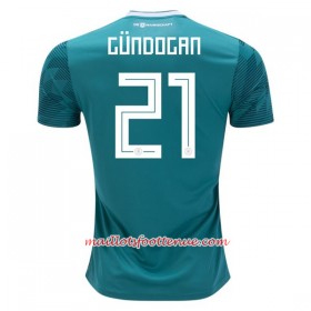 Maillot/Tenue Allemagne Gundogan 21 Exterieur Coupe du monde 2018